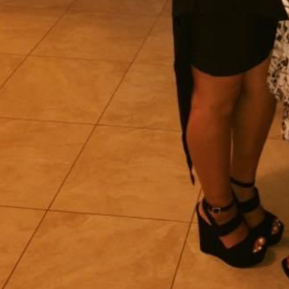 ALDO suede wedges